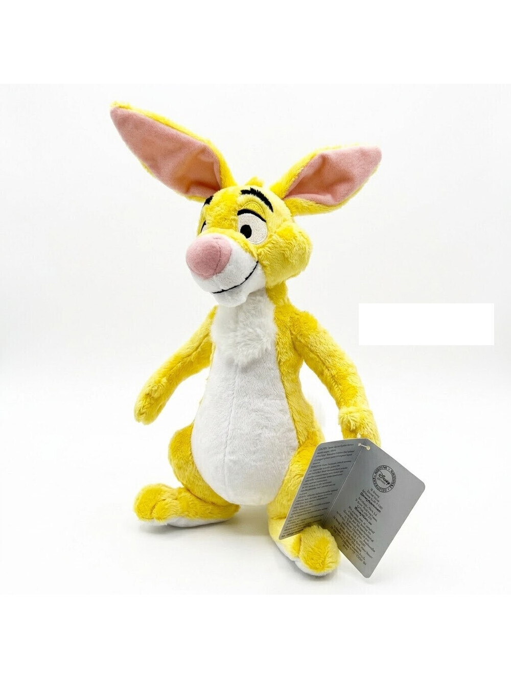 Disney Store Rabbit Plush Winnie the Pooh Yellow Bunny 12" NWT Authentic Stuffed